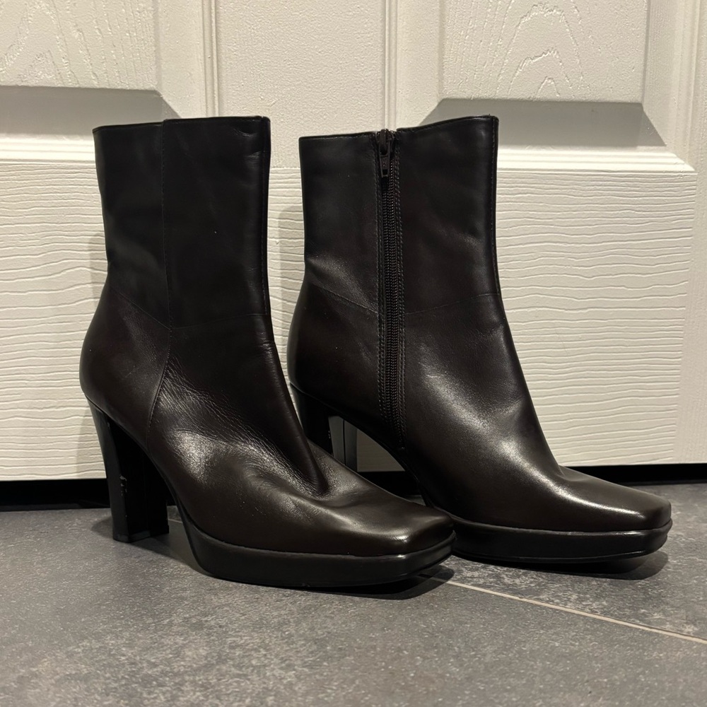 Worthington Dark Brown Heeled Boots